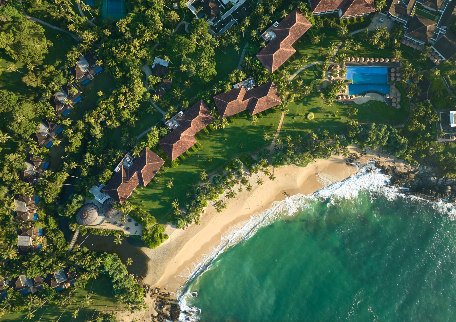 Ariel View of the resort 