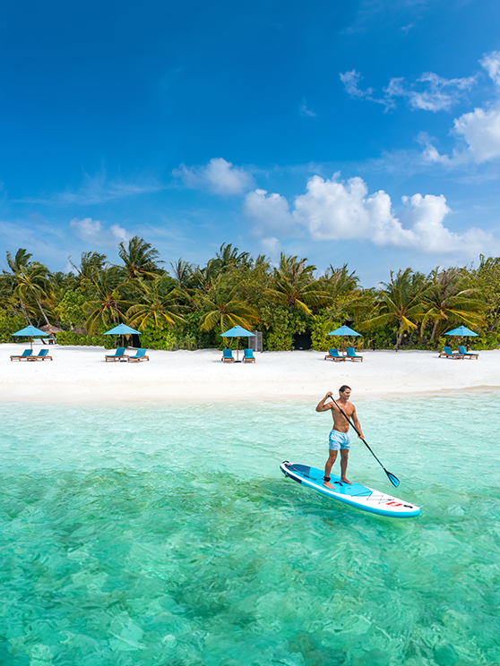 Surfboard activity at Naladhu Maldives