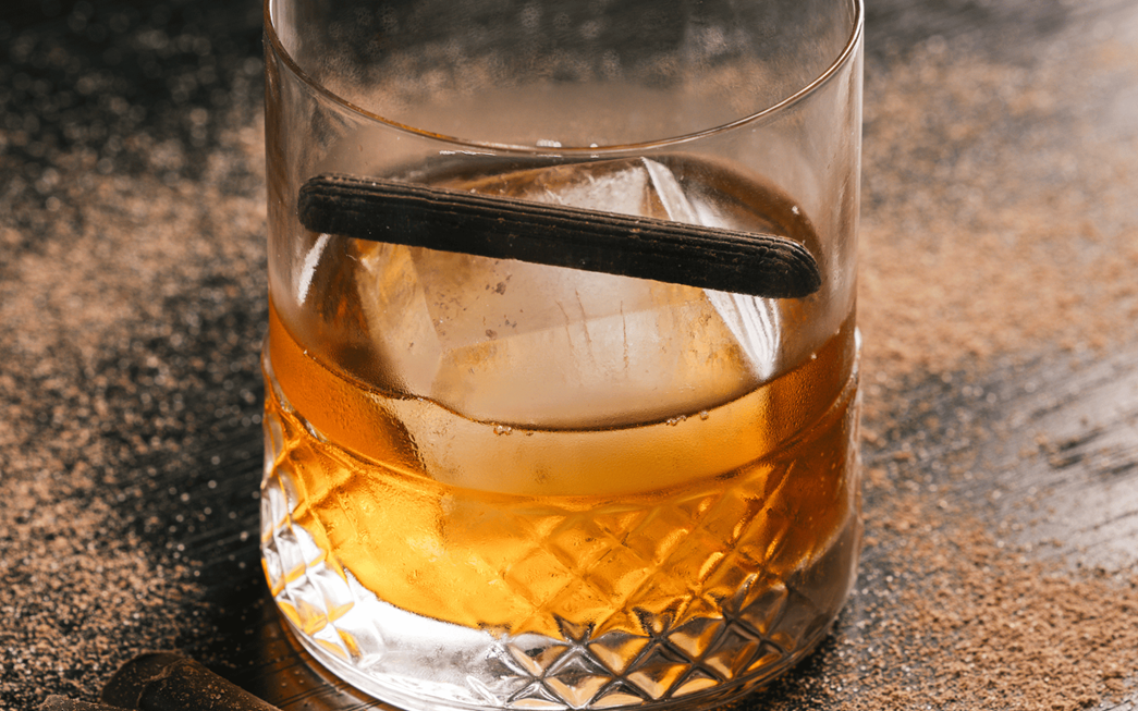 Beverage at the Cigar and Whiskey Lounge