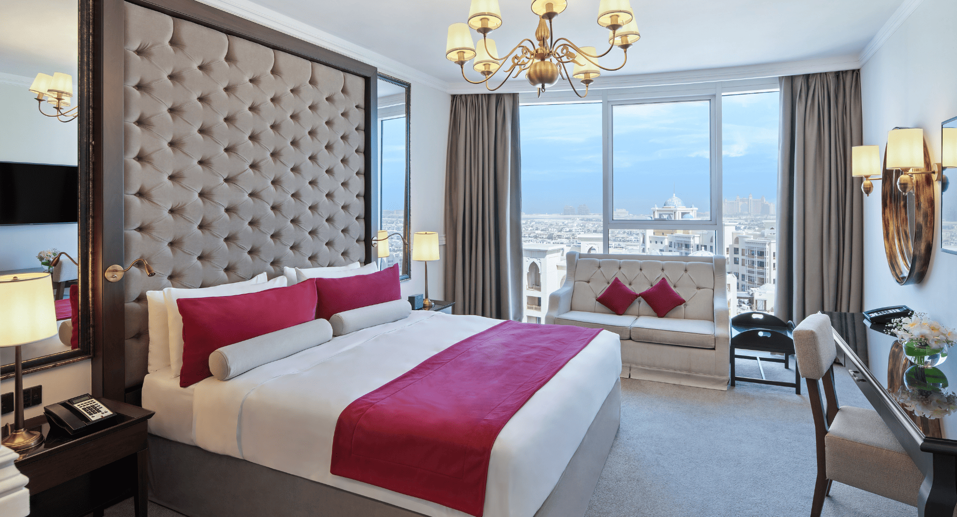 View from the premium studio bedroom