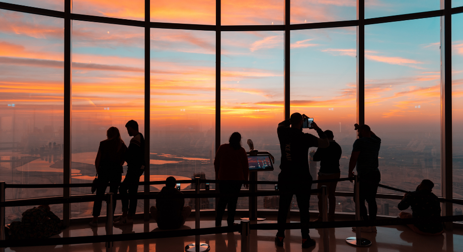 Starting at the Burj Khalifa for what to do in Downtown Dubai 