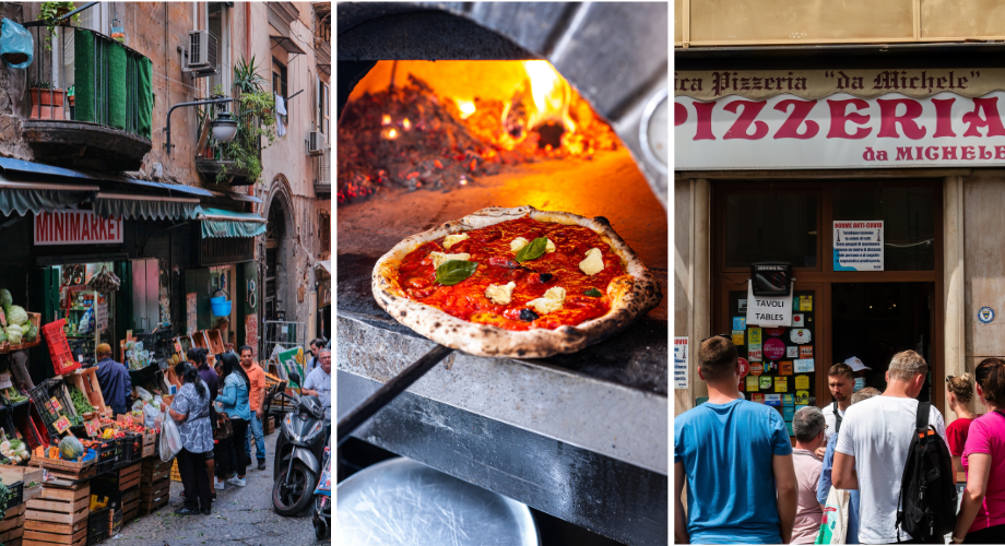 Unlimited pizza at pizzafest in Naples 