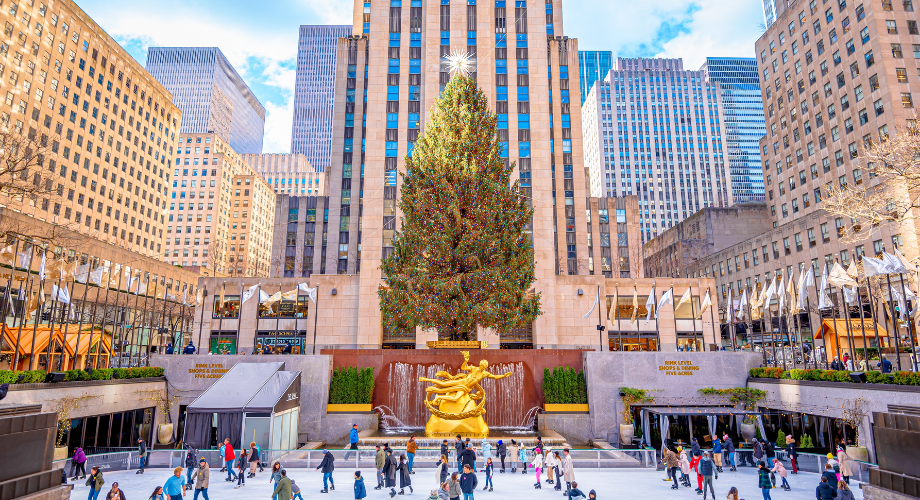 The Rockefeller Center Christmas Tree New York