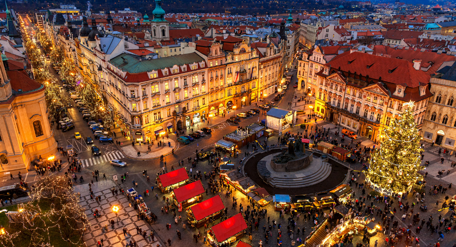 Christmas towns and markets in Europe