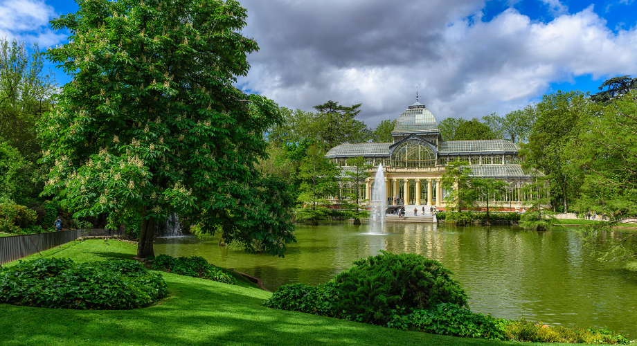 Beautiful parks in madrid