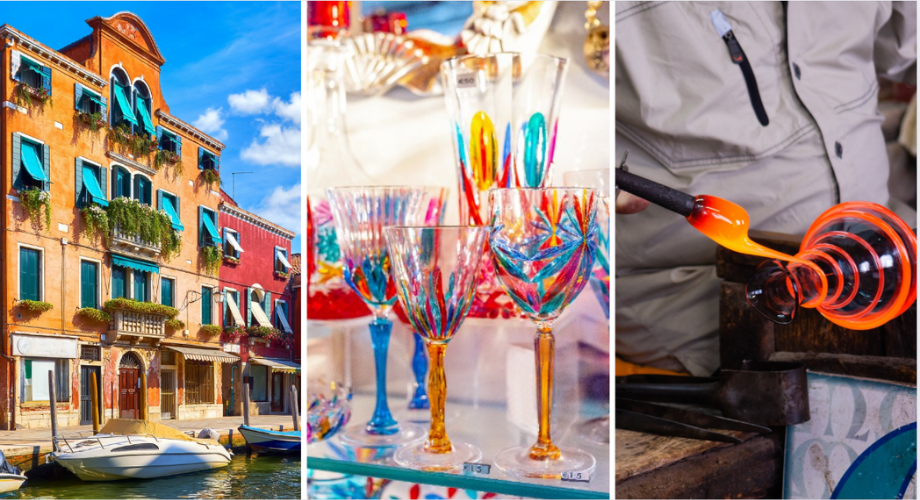 Murano glass making workshop