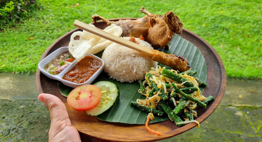 Bebek goreng is Balinese deep-fried duck
